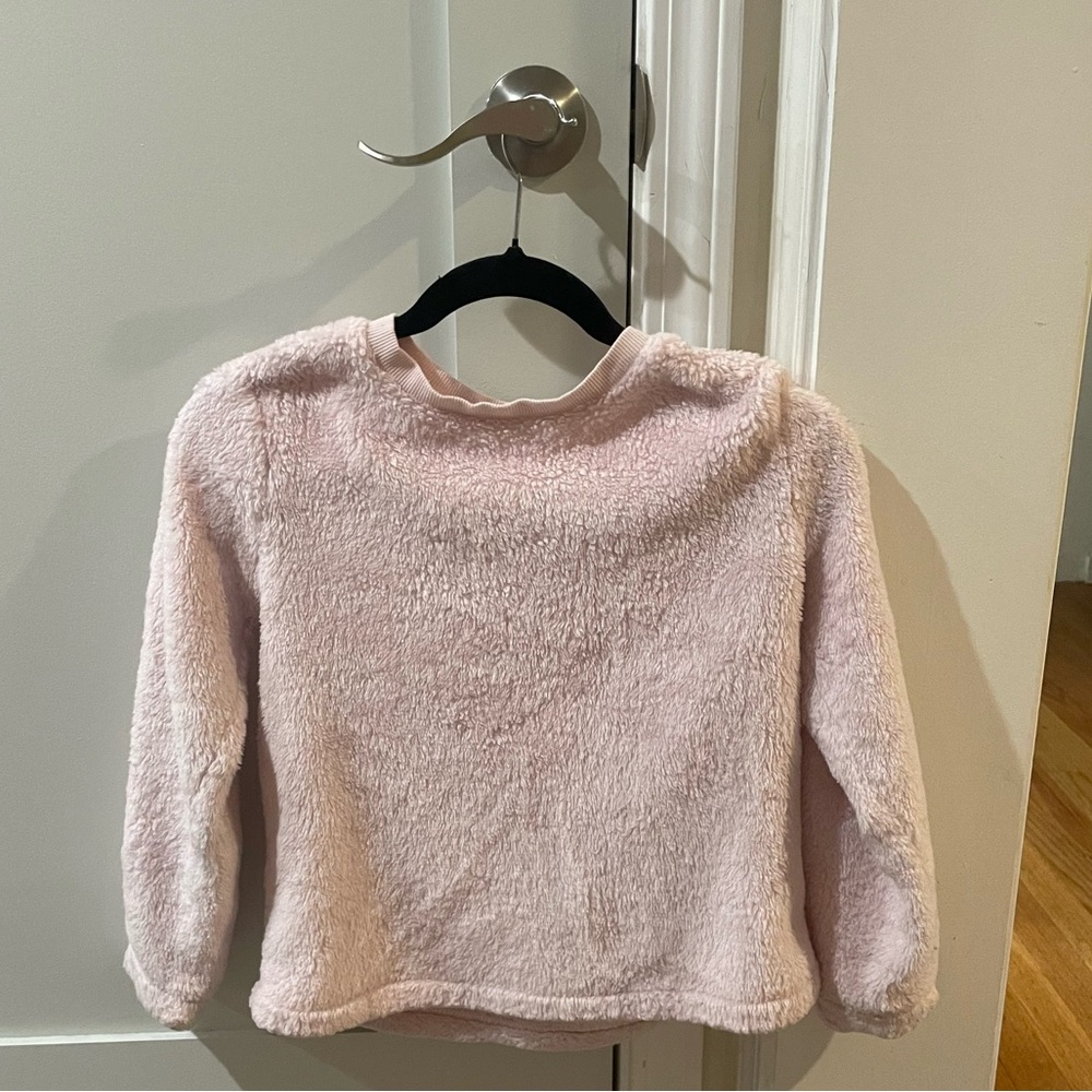 Cat & Jack fuzzy sweatshirt, girls size L (10/12)